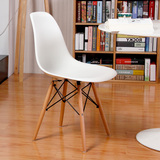 伊姆斯 Eames Chair 时尚餐椅子 北欧宜家休闲咖啡厅椅 极美家具