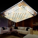 代简约灯贴片LED水晶灯长方形客厅灯现 卧室吸顶灯 大气餐厅灯