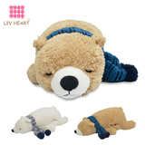 LIV HEART正品北极熊抱枕暖手公仔毛绒玩具抱抱熊女生布娃娃玩偶