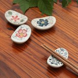 釉下彩陶瓷筷子架筷托筷子托筷枕釉下彩工艺中式餐具创意日本筷架