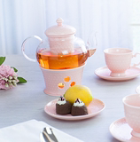 c耐热玻璃茶具花茶壶透明过滤花果茶具果茶具玻璃整套花草茶具