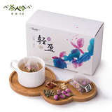 【天猫超市】茶人岭茶叶 玫瑰荷叶茶袋泡30克玫瑰花茶组合花草茶