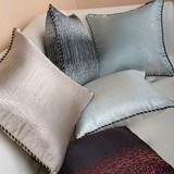 现代简约样板房纯色客厅沙发靠垫抱枕套  床头靠背靠枕含芯定制
