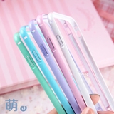 iphone6烤漆金属边框 苹果6plus粉色边框手机壳5s马卡龙色边框潮