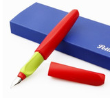 百利金钢笔Twist男女学生铱金练字书写P457 红色 EF尖0.4-0.5MM