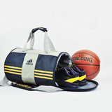 清仓特价正品adidas阿迪达斯运动包篮球圆桶包斜挎手提旅行健身包