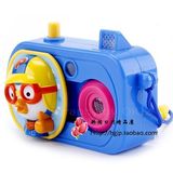 韩国进口宝宝玩具/PORORO小企鹅儿童玩具照相机 蓝色/粉色