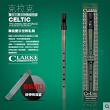 送笛盒指法表 Clarke克拉克 凯尔特锡笛 哨笛 爱尔兰风笛 6孔竖笛