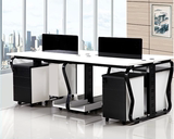 上海办公家具蝴蝶脚办公桌职员桌尺寸可定制电脑桌员工桌简约现代