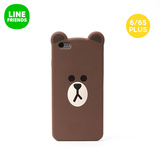 LINE FRIENDS 布朗熊iPhone6 Plus/6s plus 硅胶苹果手机壳