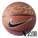 洛杉矶 湖人 科比 布莱恩特 亲笔 签名 篮球 加索尔 纳什 中国赛