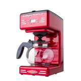 美式复古金属红咖啡机 一体 商用家用滴漏式煮茶咖啡壶 进口 包邮