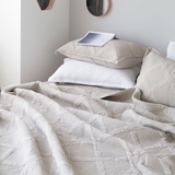 韩国代购 夹棉加厚时尚简约床单 水洗环保床垫床褥 纯棉韩式床单