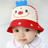 宝宝帽子春秋款韩国婴儿帽子3-6-12个月公主盆帽小孩遮阳帽男女童