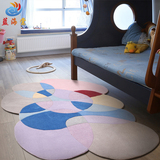 抽象石头简约现代客厅茶几地毯卧室地毯满铺可爱卡通儿童地毯加定