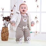男女宝宝衣服冬天婴儿童棉衣保暖套装婴幼儿外套0-1-2岁秋冬装
