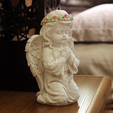 欧式可爱小天使小摆件复古美式工艺品家居居家装卧室房间装饰摆设