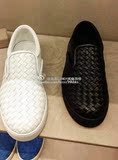 Bottega Veneta BV 经典编织 男款 sneakers 黑色/白色 休闲男鞋