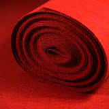 婚庆 一次性红条纹 舞台 展览展会红地毯 2毫米厚整卷 多色地毯