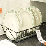 宜家代购芬托餐具滤干架厨房置物架滤碗架沥水架厨房碗碟收纳架