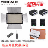 永诺YN600L摄影摄像灯LED微电影 人像常亮外拍补光灯 摄影棚