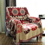 外贸新品全棉线编织线毯多用途沙发巾盖毯床毯欧美针织毯子床毯