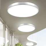 LED吸顶灯 面包灯 单层铝灯饰圆形阳台厨卫灯防水卧室灯