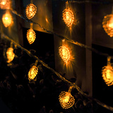 LED爱心小彩灯闪灯串灯桃心装饰造型灯心型房间户外花园灯串防水