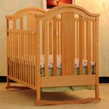 贝安诺婴儿床  实木无漆环保 欧式宝宝床  进口榉木  盖亚130*70?