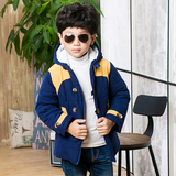 男童棉衣2015冬装新款韩版童装加厚羽绒棉儿童棉服中大童棉袄外套