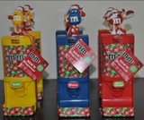 mm巧克力豆糖果机 糖果盒 M&M圣诞节糖果机