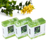 S3621绿茶精油手工皂 精油香皂韩国/3块装