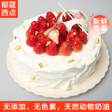奶香草莓红宝石动物奶油蛋糕口感 水果生日蛋糕 同城配送 上海