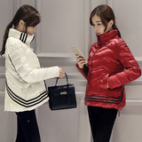 2015冬装韩国纯色百搭羽绒棉服女短款加厚修身显瘦学生棉衣外套