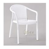 时尚亚克力透明酒店凳PC塑料样板房椅扶手皇室椅耐用靠背水晶餐椅