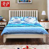 原始原素 欧式床实木床1.8米1.5地中海原木床卧室家具特价 双人床