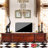 格澜帝尔 美式实木雕刻电视柜 欧式高端电视柜系列 客厅地柜