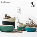 亿嘉 创意出口日式陶瓷器餐具泡面碗小米饭碗家用碗大汤碗具套装