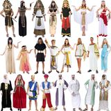 万圣节服装成人男女派对阿拉伯埃及艳后阿拉丁法老希腊演出服