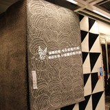 8.2温馨宜家 IKEA 诺迪斯 长绒地毯灰色圈圈抽象图案家用防滑地毯
