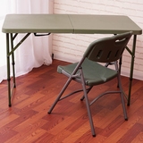 简易折叠餐桌便携桌摆摊折叠桌饭桌小户型长方形桌椅组合吃饭桌子