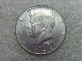 美国1968年肯尼迪D版50美分半美元银币