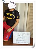 ua安德玛紧身衣超人蝙蝠侠钢铁之躯男女背心超人篮球速干透气短袖