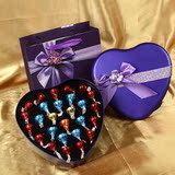包邮 好时kisses巧克力27心形礼盒装 DIY妇女情人生日女王节礼物