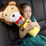 韩版可爱儿童汽车安全带套护肩套加长毛绒女士卡通汽车安全带抱枕