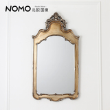 NOMO北欧浴室高档复古壁挂梳妆镜 法式M.米摩尔装饰镜子-罗马风范