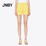 JNBY/江南布衣夏装新款女款一字袋一粒扣设计独特活力短裤5E53047