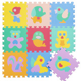 30*30*1.0益智拼图卡通动物游戏环保无味爬行垫婴儿童EVA泡沫地垫