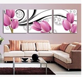现代客厅装饰画玻璃冰晶画山水风景沙发背景墙挂画无框画立体浮雕