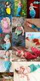 特价儿童影楼摄影服装手工编织婴儿宝宝美人鱼造型写真拍照衣服新